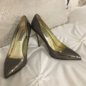 Emy Mack Metallic Heels